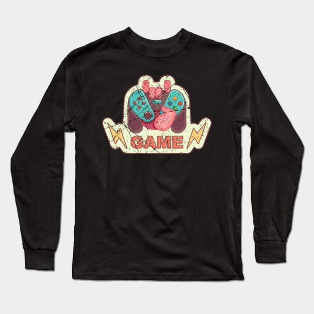 Game Logo Long Sleeve T-Shirt by Mandra